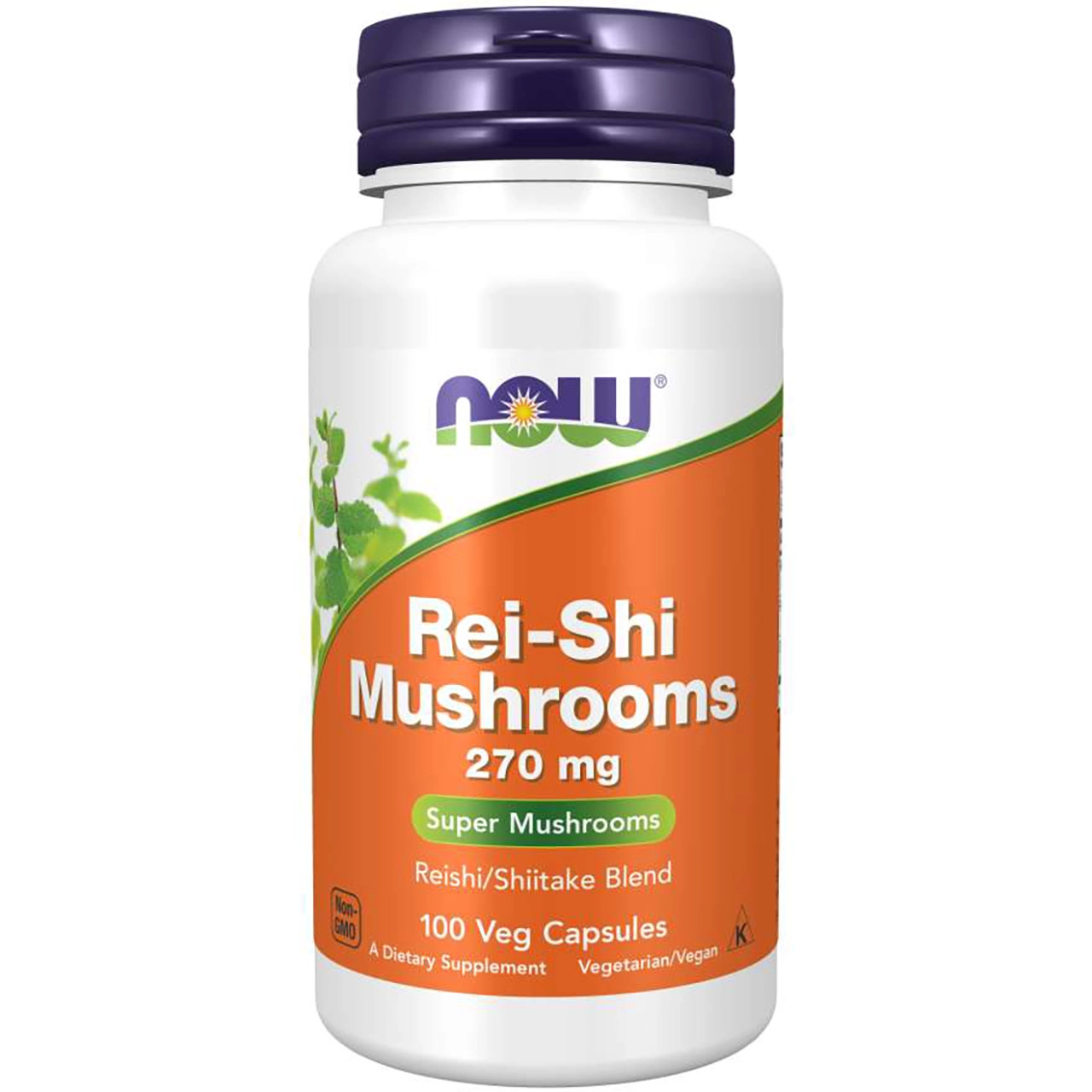 NOW Foods Rei-Shi Mushrooms 270 mg (Reishi/Shiitake Blend)